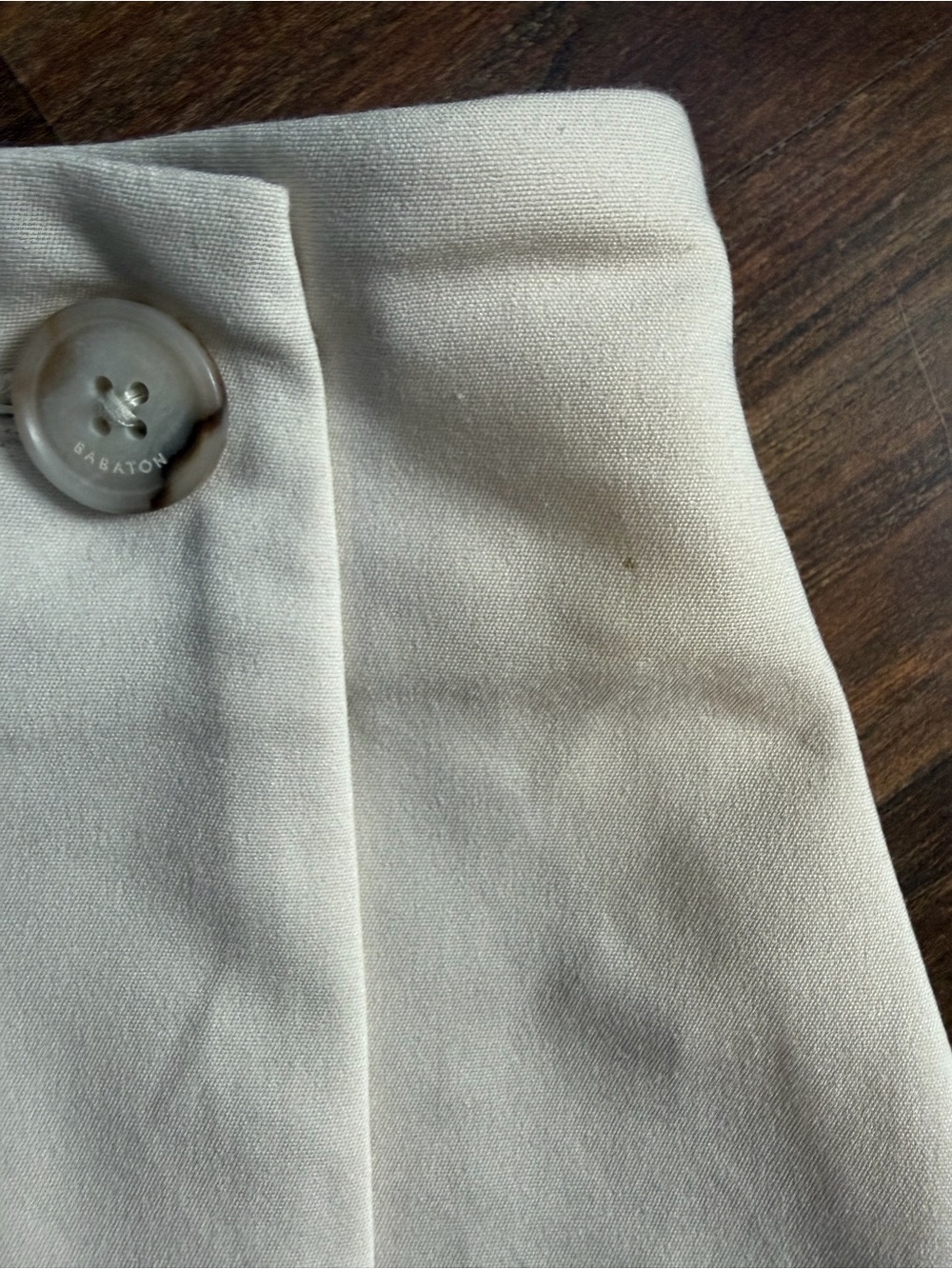 Babaton Cream Wrap-Style Mini Skirt - Picture 5 of 7